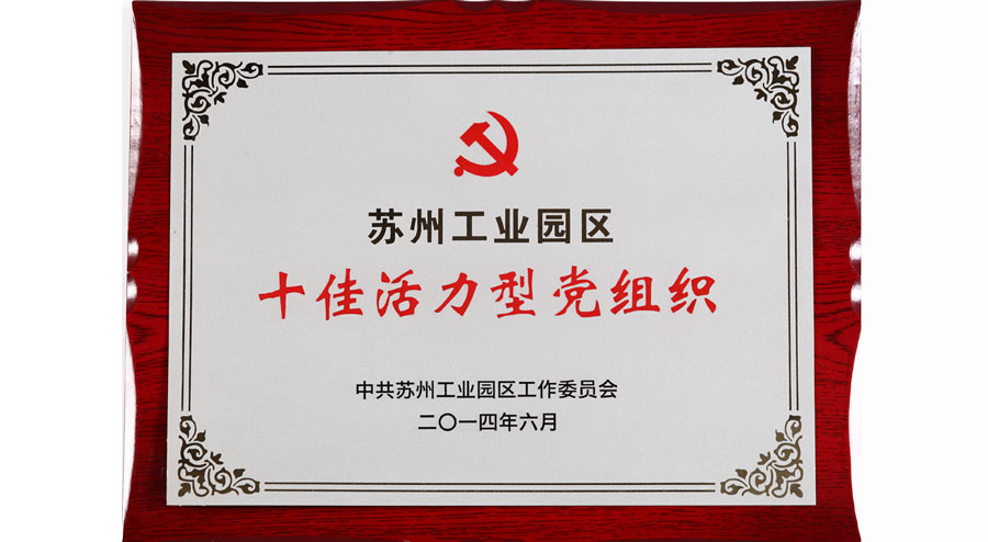 苏州工业园区十佳活力型党组织